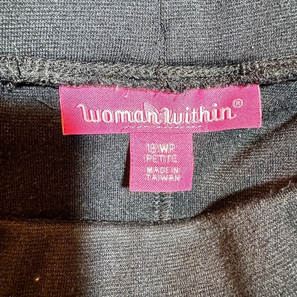 Woman Within Flare Mini Skirt 18 WP - Picture 4 of 4